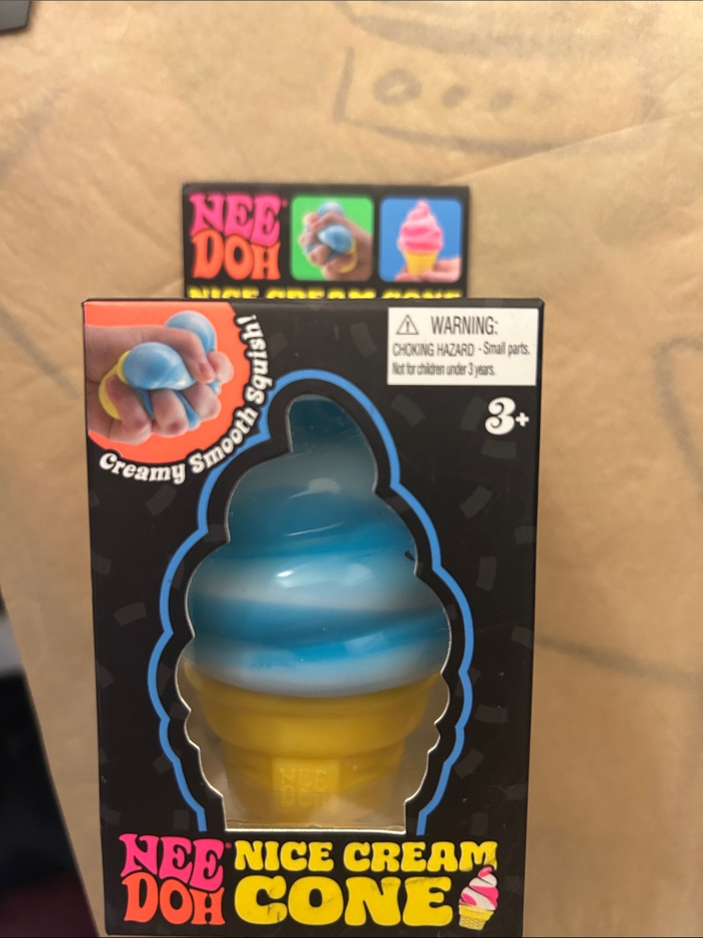 NeeDoh ice cream blue